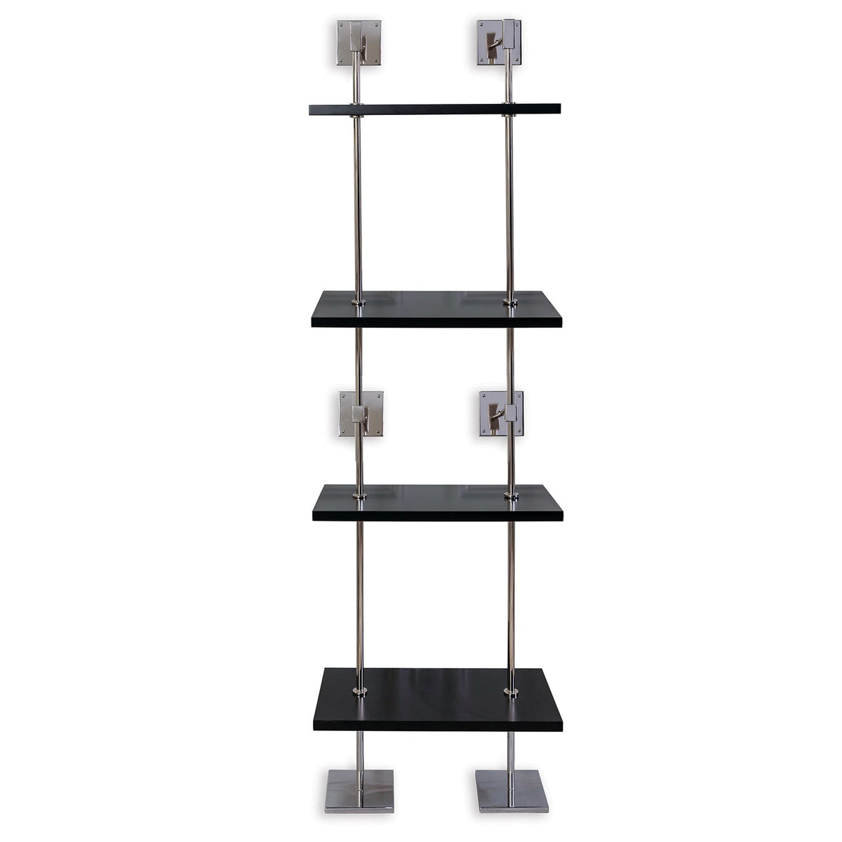Port 68 Marais 4-Tier Shelf in Black, 24" Wide