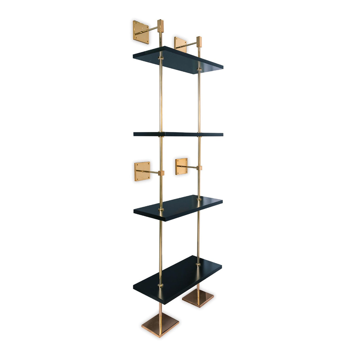 Port 68 Marais 4-Tier Shelf Gold