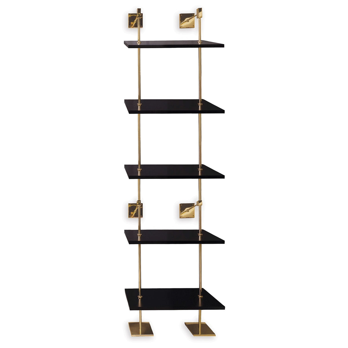 Marais 5-Tier Shelf Black / Gold