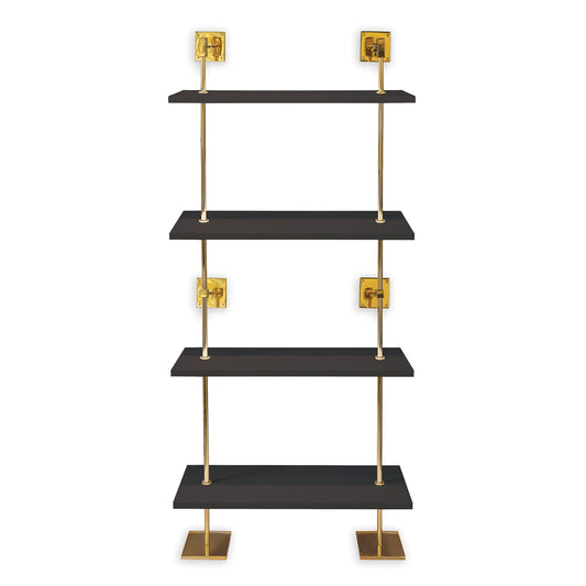 Port 68 Marais 4-Tier Shelf Gold