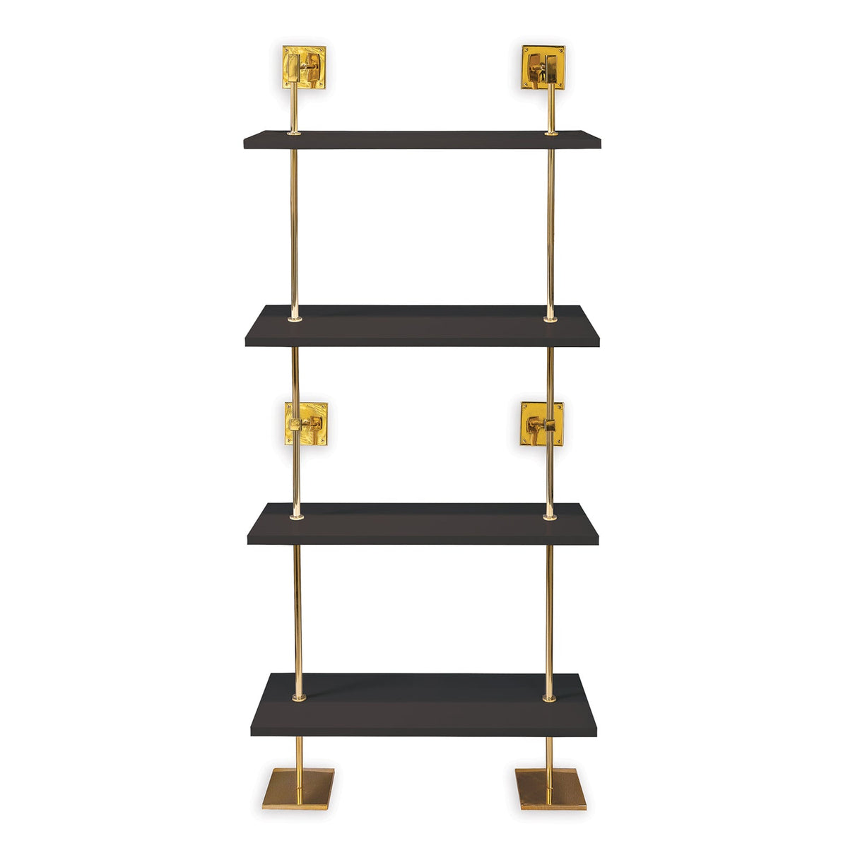 Port 68 Marais 4-Tier Shelf in Black, 36" Wide