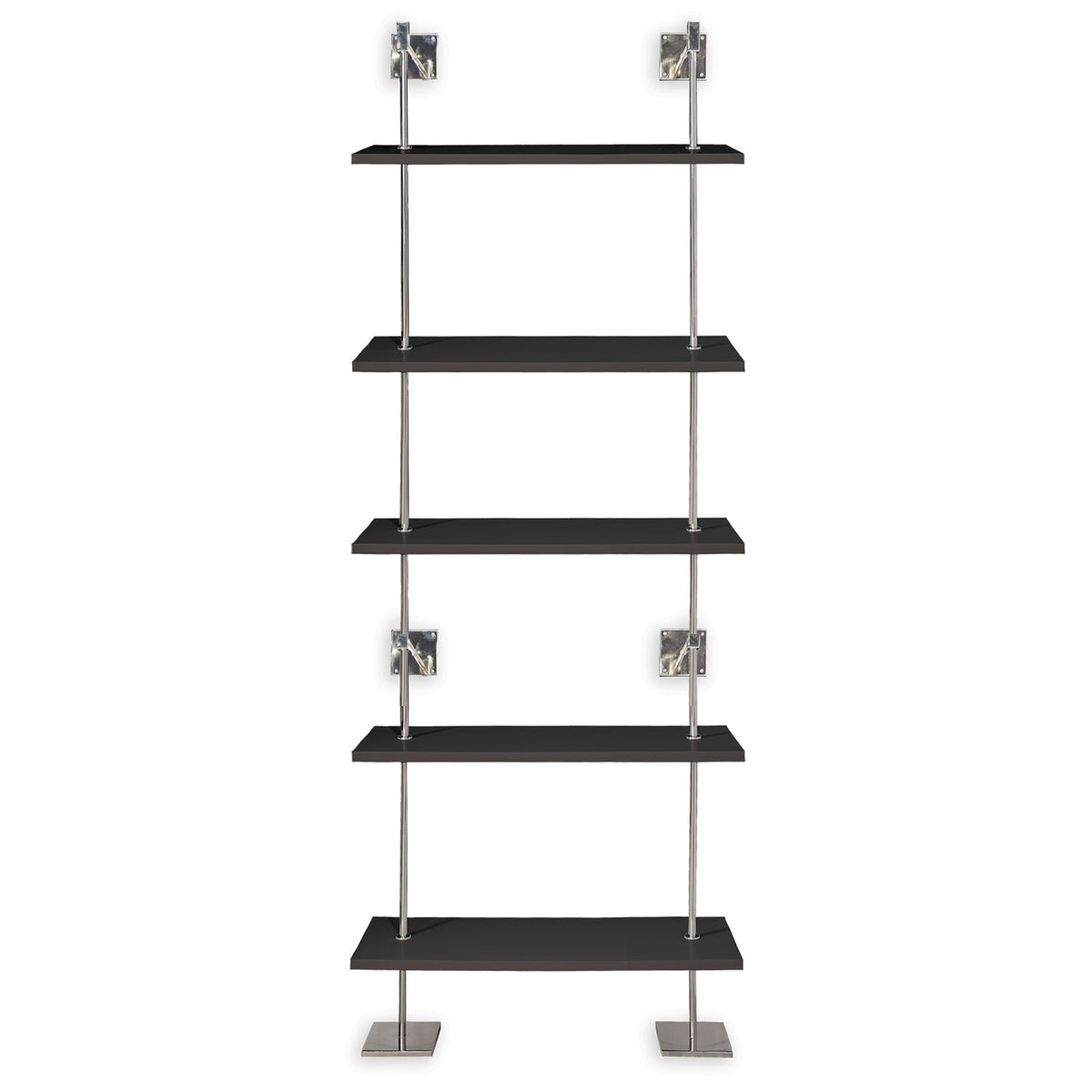 Marais 5-Tier Shelf Black / Nickel