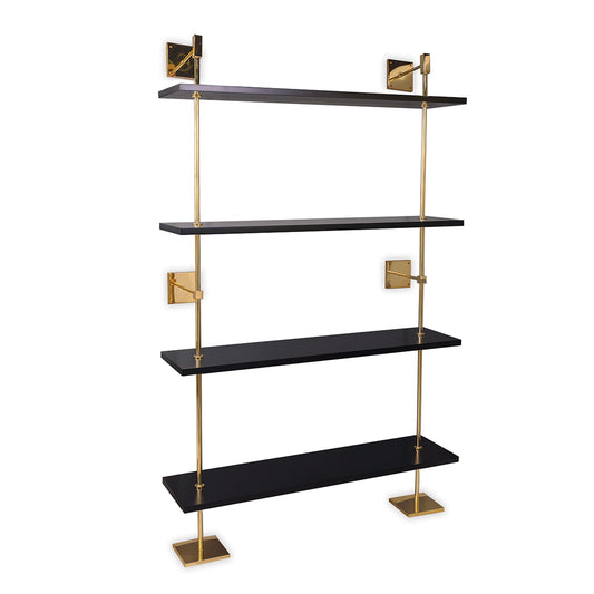 Port 68 Marais 4-Tier Shelf Gold