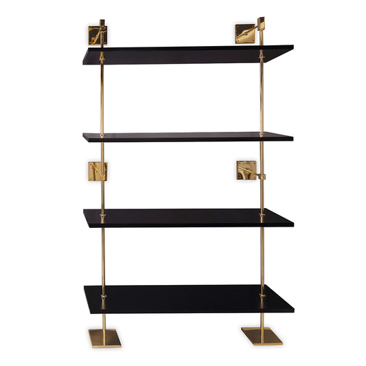 Port 68 Marais 4-Tier Shelf Gold view 2