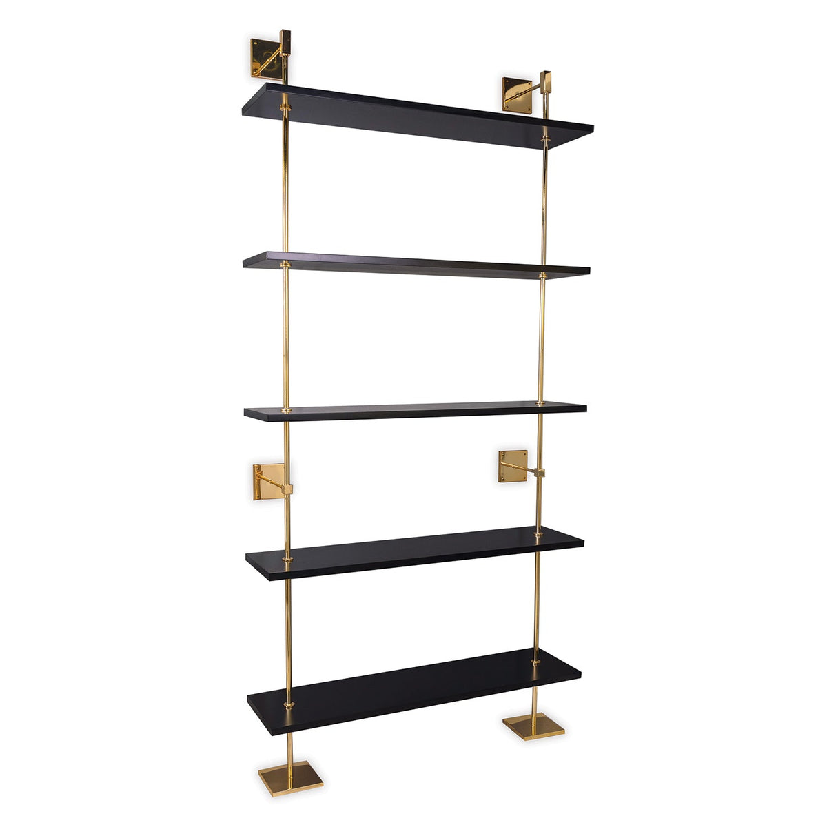 Port 68 Marais 5-Tier Shelf Gold