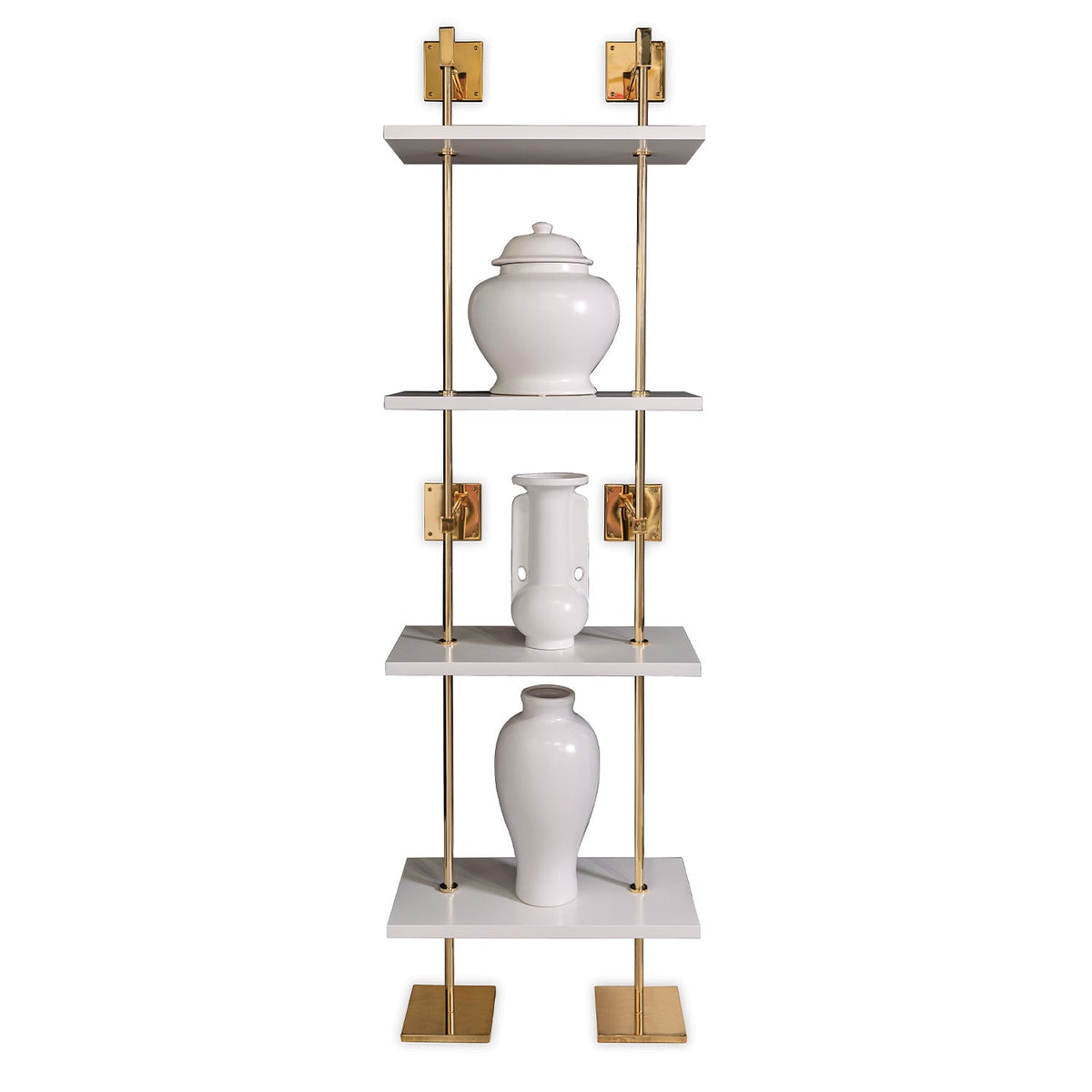 Port 68 Marais 4-Tier Shelf Gold