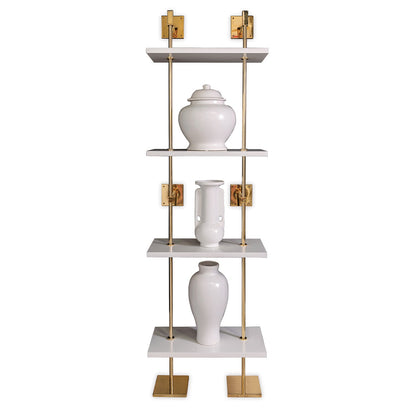 Port 68 Marais 4-Tier Shelf Gold