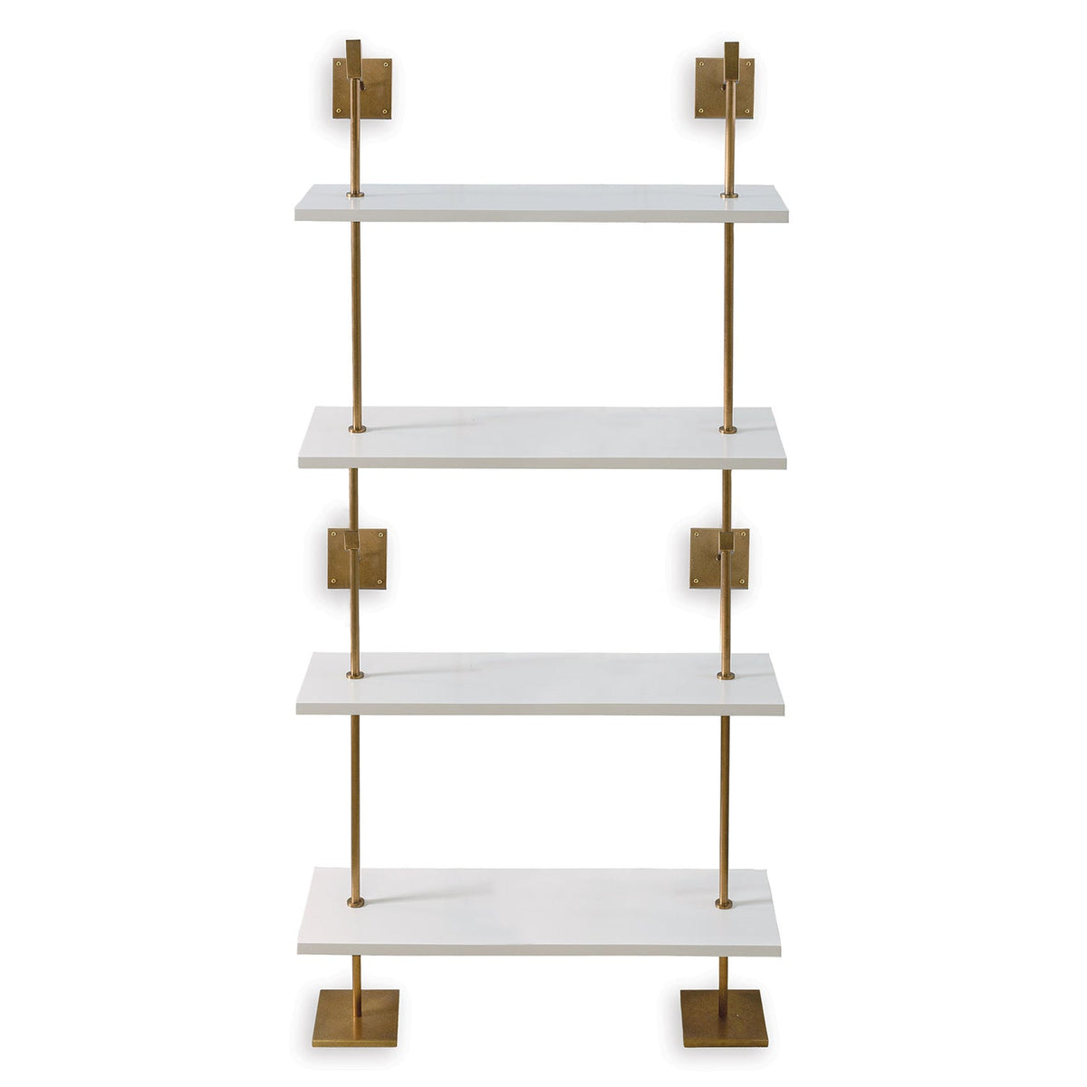 Port 68 Marais 4-Tier Shelf in White, 36" Wide