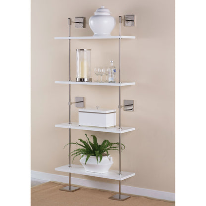 Port 68 Marais 4-Tier Shelf Nickel