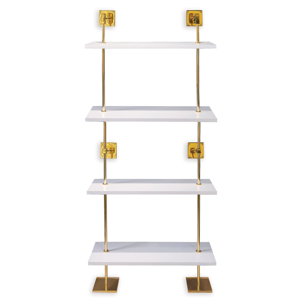 Port 68 Marais 4-Tier Shelf in White, 36" Wide