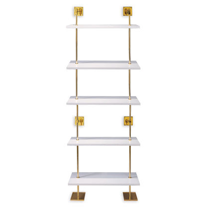 Port 68 Marais 5-Tier Shelf Gold