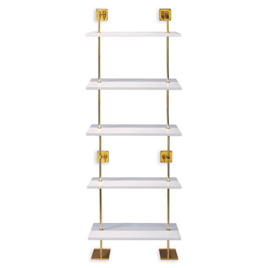 Port 68 Marais 5-Tier Shelf Gold