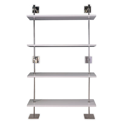 Port 68 Marais 4-Tier Shelf Nickel