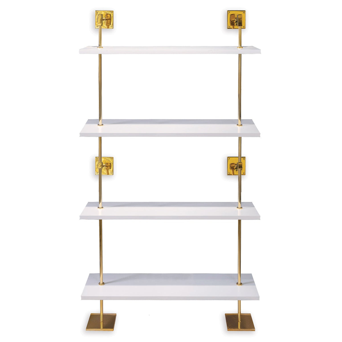 Port 68 Marais 4-Tier Shelf Gold