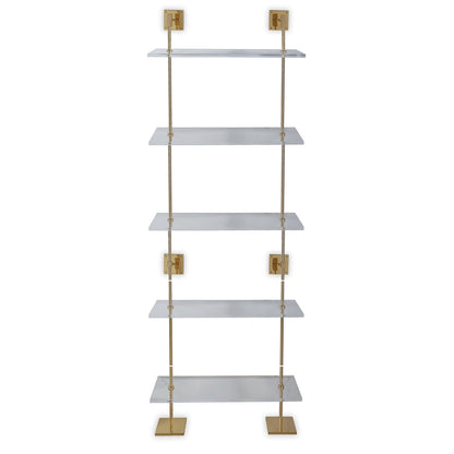 Marais 5-Tier Shelf Gold