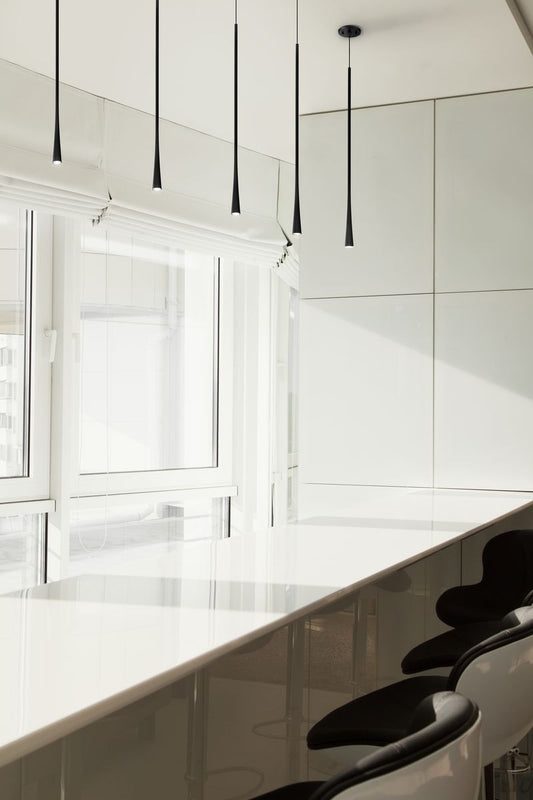 Kuzco Lighting Inc Taper 32-in LED Pendant Chrome