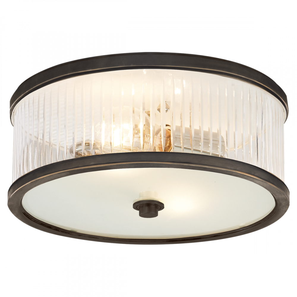 Visual Comfort Signature Randolph Flush Mount Hand-Rubbed Antique Brass
