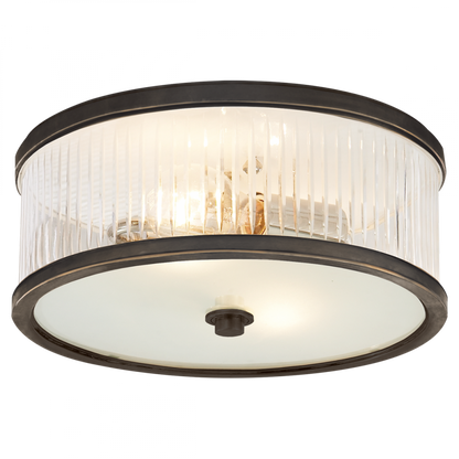 Visual Comfort Signature Randolph Flush Mount Hand-Rubbed Antique Brass
