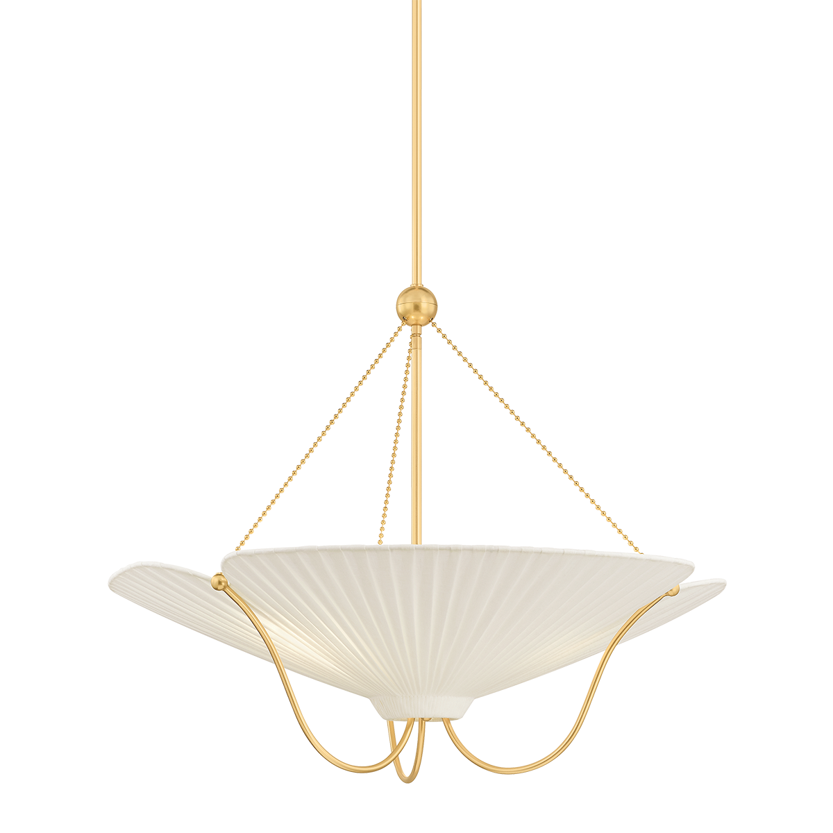 Hudson Valley Gerhard 3-Light Pendant Aged Brass