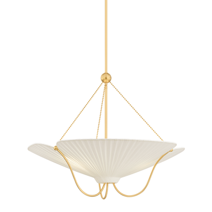 Hudson Valley Gerhard 3-Light Pendant Aged Brass