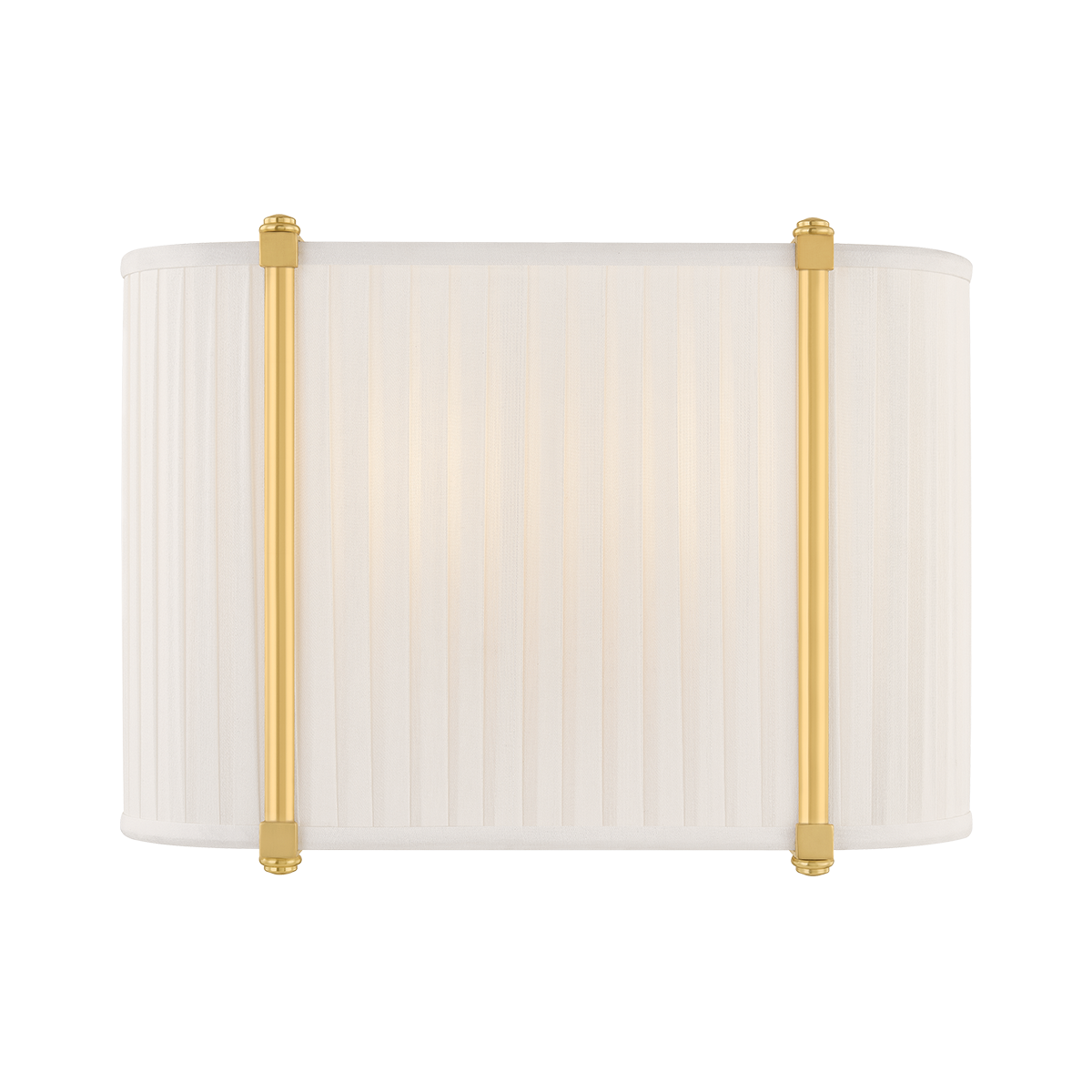 Hudson Valley Cornell 12" 2-Light Wall Sconce Aged Brass