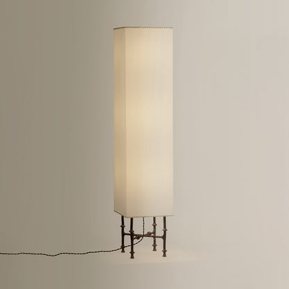 Hudson Valley Cy 3-Light Floor Lamp Black Iron detail view 3