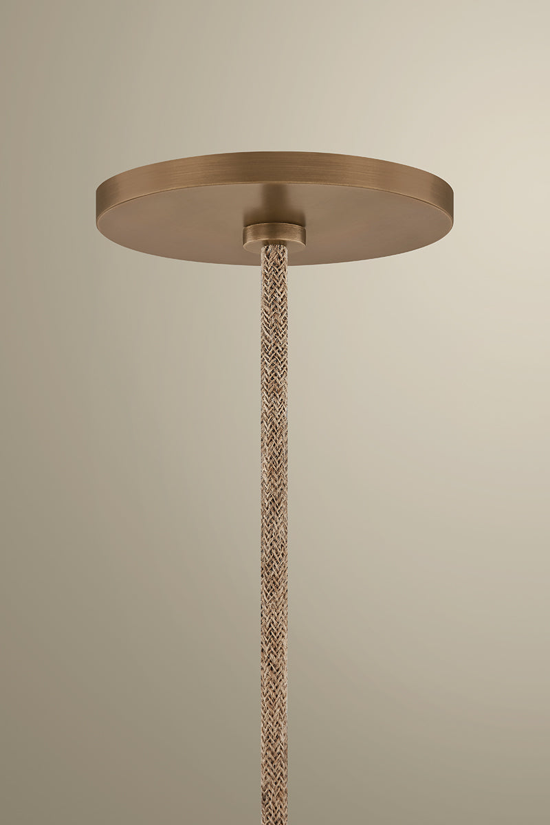 Troy Ahrens Pendant Patina Brass Detail 1