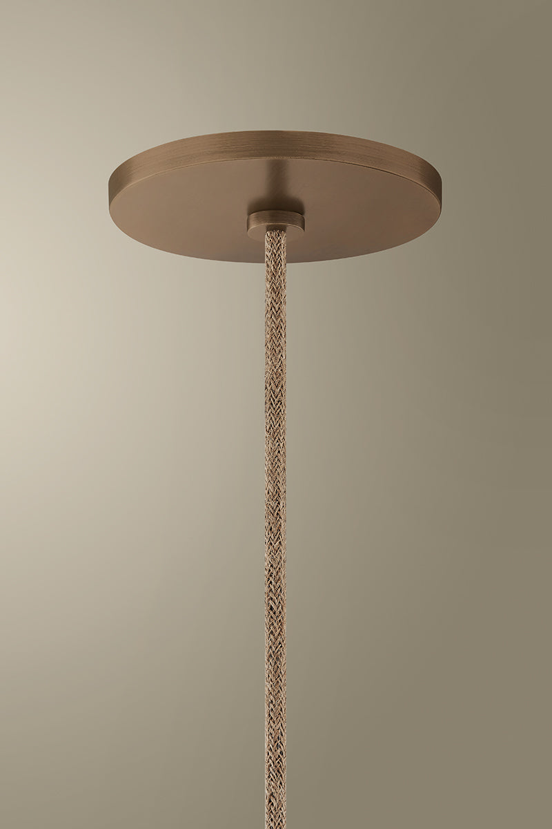 Troy Ahrens Pendant Patina Brass Detail 1