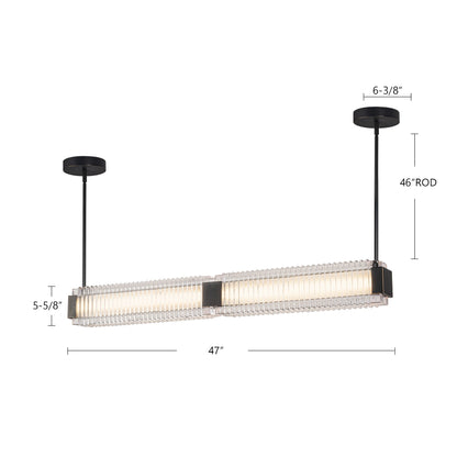 Alai 47" LED Linear Pendant