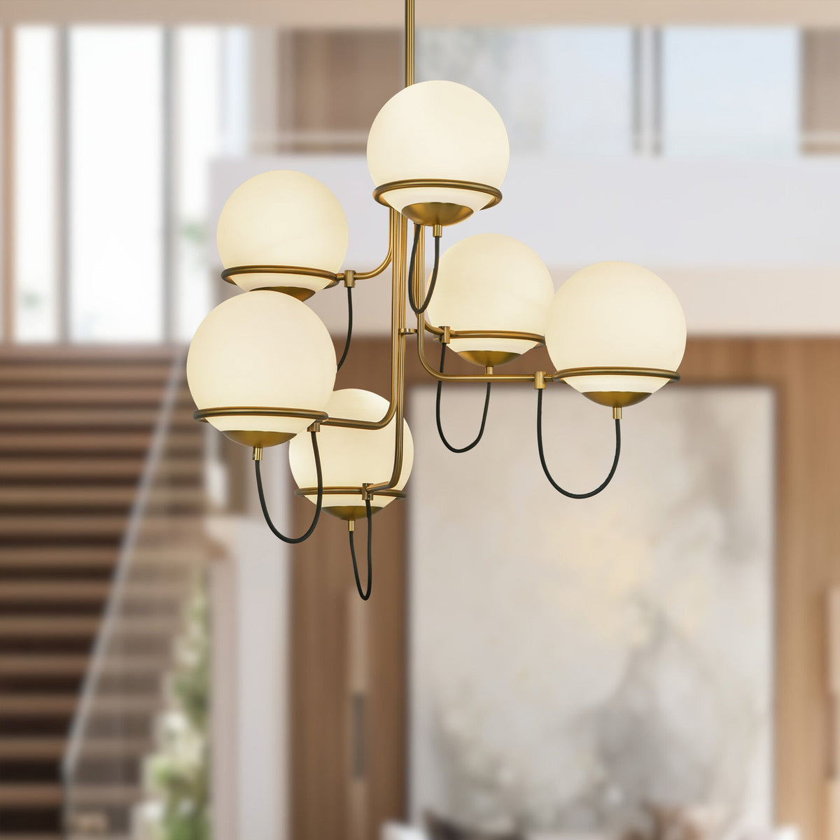 Alba 32" 6-Light Chandelier