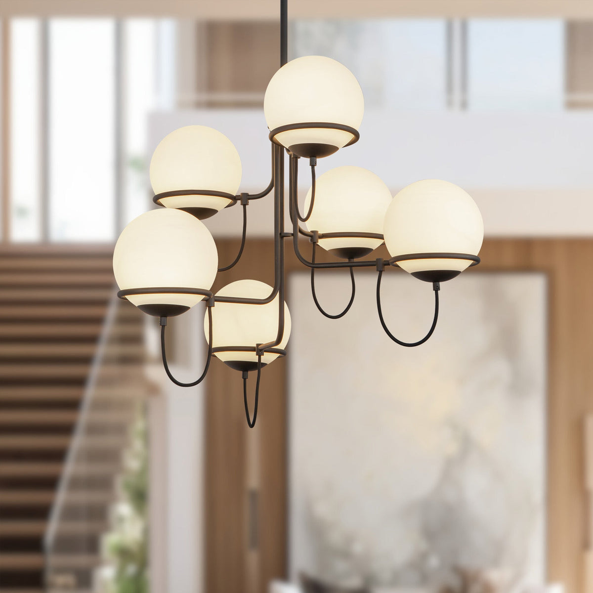 Alba 32" 6-Light Chandelier