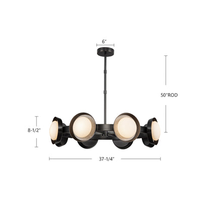 Alonso 37" LED Chandelier