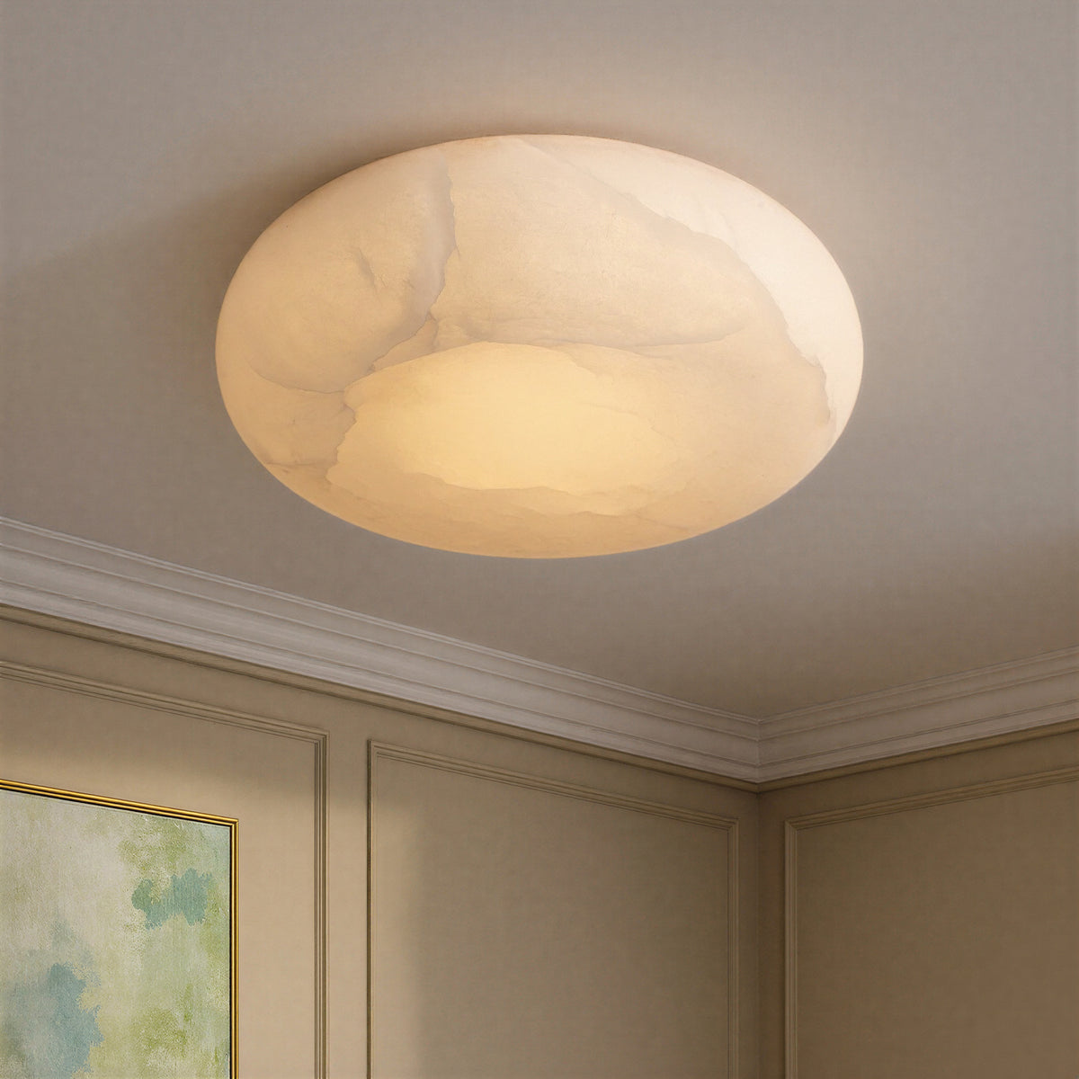 Crystorama Acme 16" LED Flush Mount - lifestyle