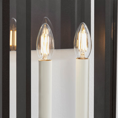 Troy Amire Outdoor Wall Sconce Textured Black Detail 2