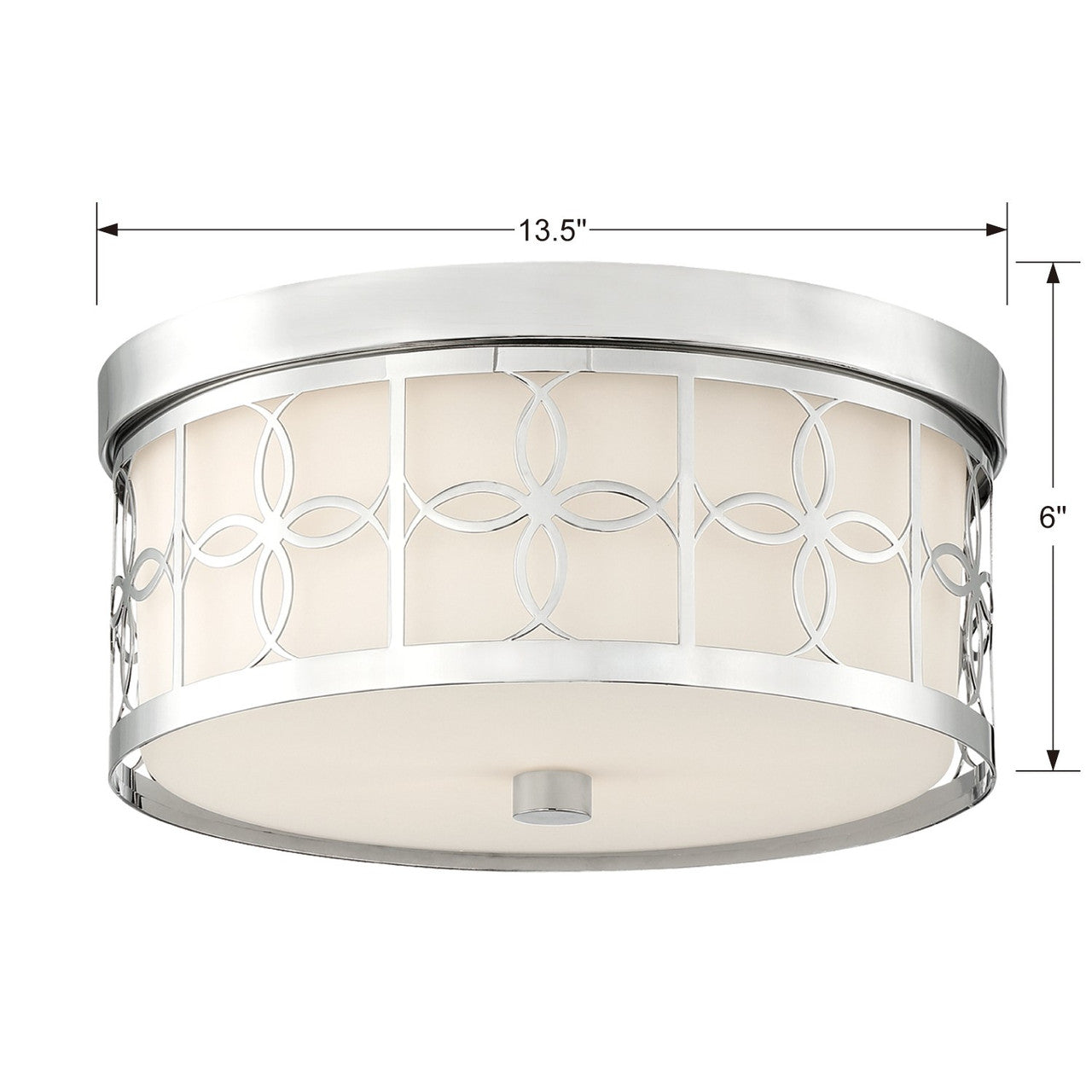 Crystorama Anniversary Flush Mount Vibrant Gold