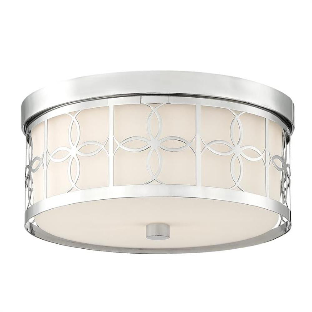 Crystorama Anniversary Flush Mount Polished Nickel