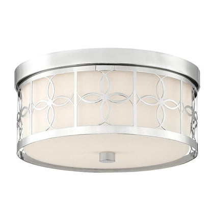 Crystorama Anniversary Flush Mount Polished Nickel