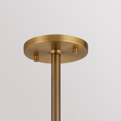 Troy Huntley Pendant Patina Brass / Verdigris Detail 2
