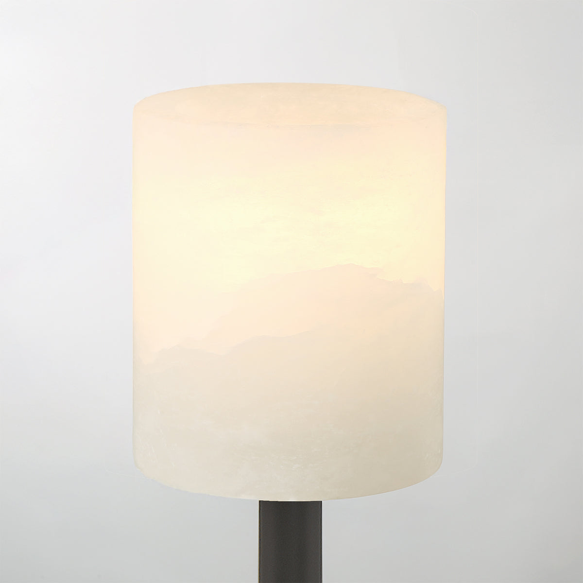 Crystorama Aragon 1-Light Wall Sconce Matte Black Stone - detail