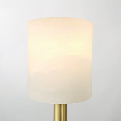 Crystorama Aragon 1-Light Wall Sconce Soft Brass Stone - detail