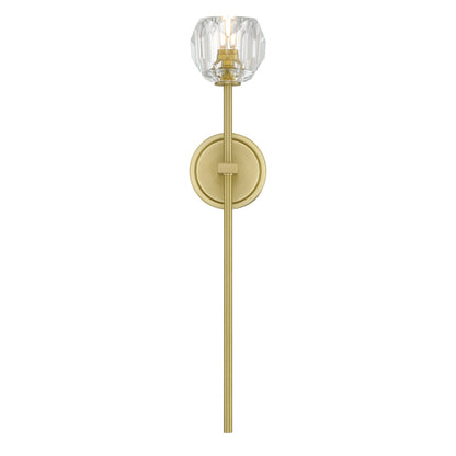Crystorama Aragon 1-Light Wall Sconce Soft Brass Crystal - detail
