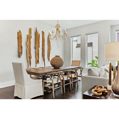 Arcadia 8 Light Antique Silver Chandelier