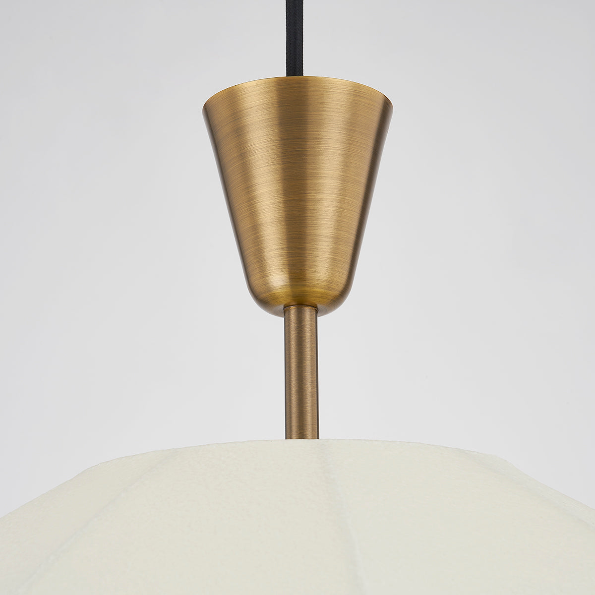 Troy Arden Pendant Patina Brass Detail 2