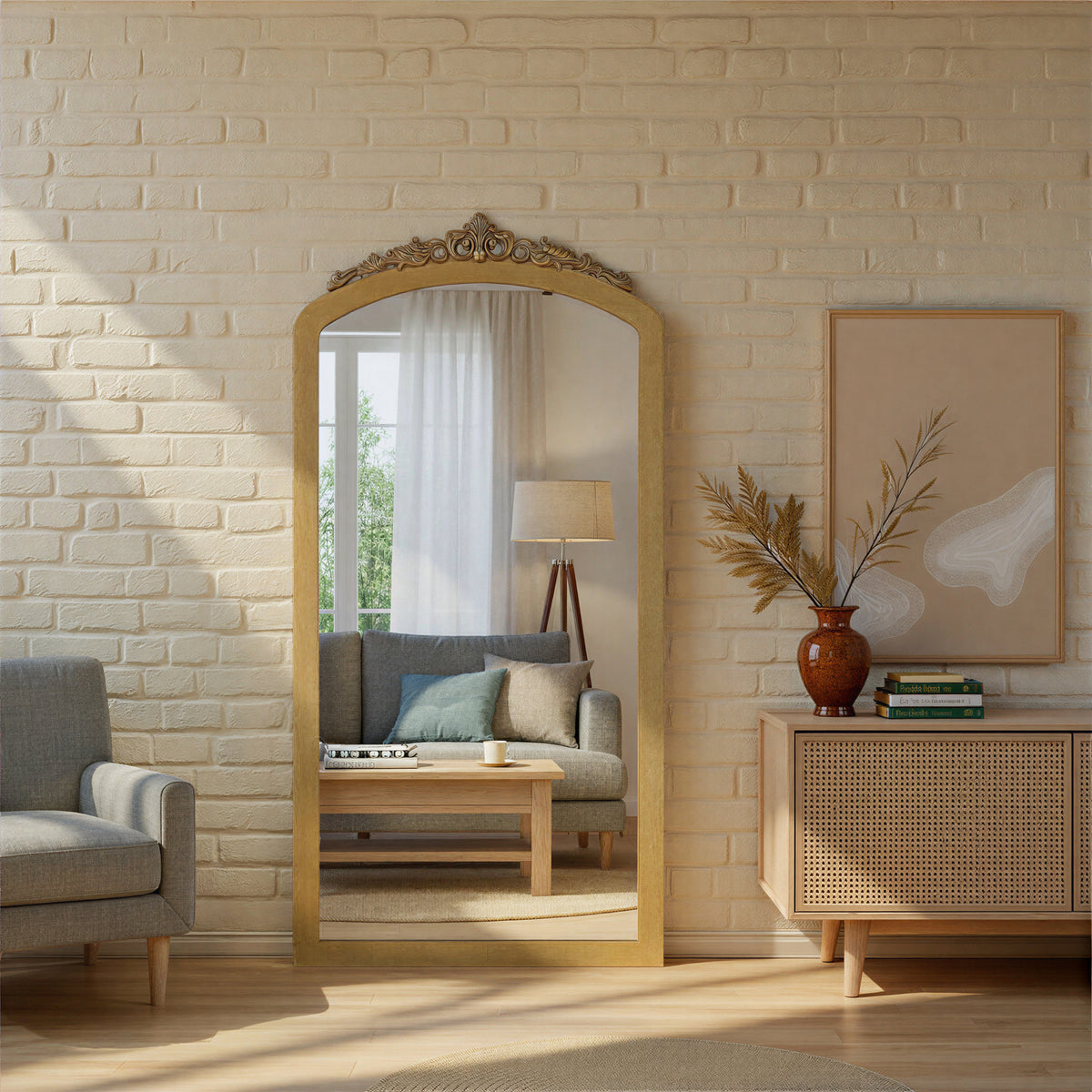 Crystorama Arden 36" Mirror - lifestyle