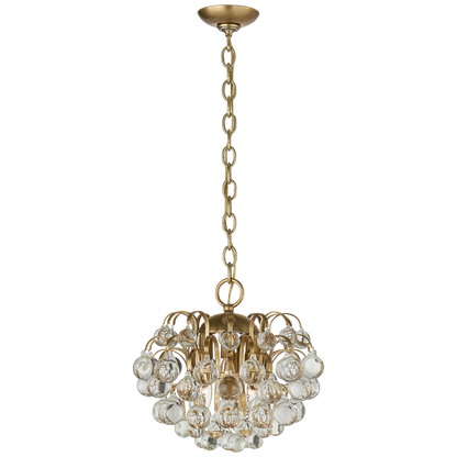 Visual Comfort Signature Bellvale Chandelier Hand-Rubbed Antique Brass