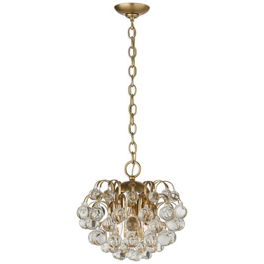 Visual Comfort Signature Bellvale Chandelier Hand-Rubbed Antique Brass