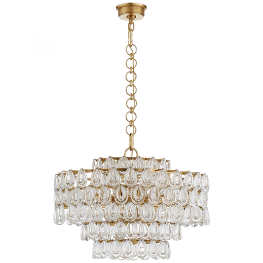 Visual Comfort Signature Liscia Chandelier Gild