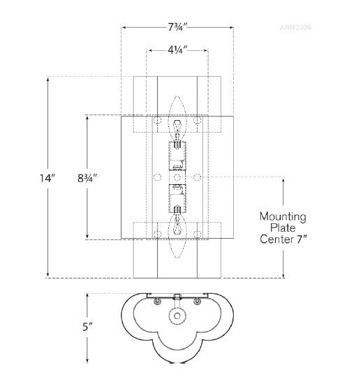Visual Comfort Signature Arabelle Wall Sconce Gild