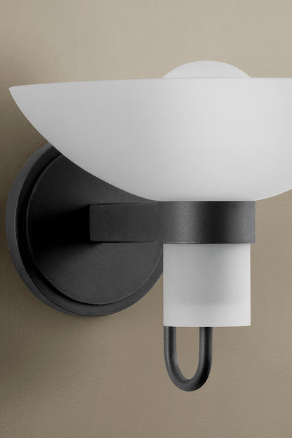 Troy Arturo Wall Sconce Textured Bronze with Highlight Detail 1