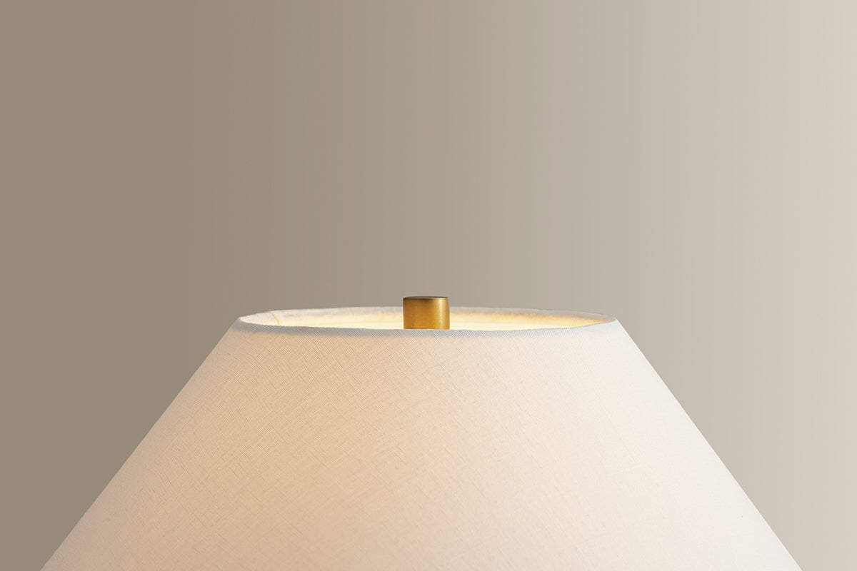 Troy Arvin Table Lamp Patina Brass Detail 3